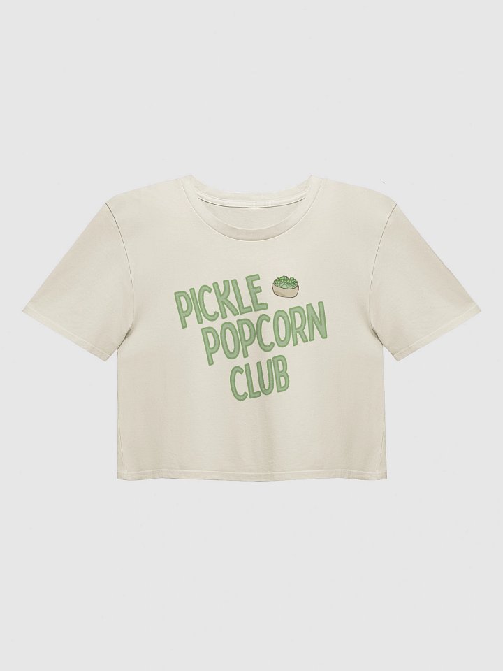 Pickle Popcorn Club Crop Top product image (1)