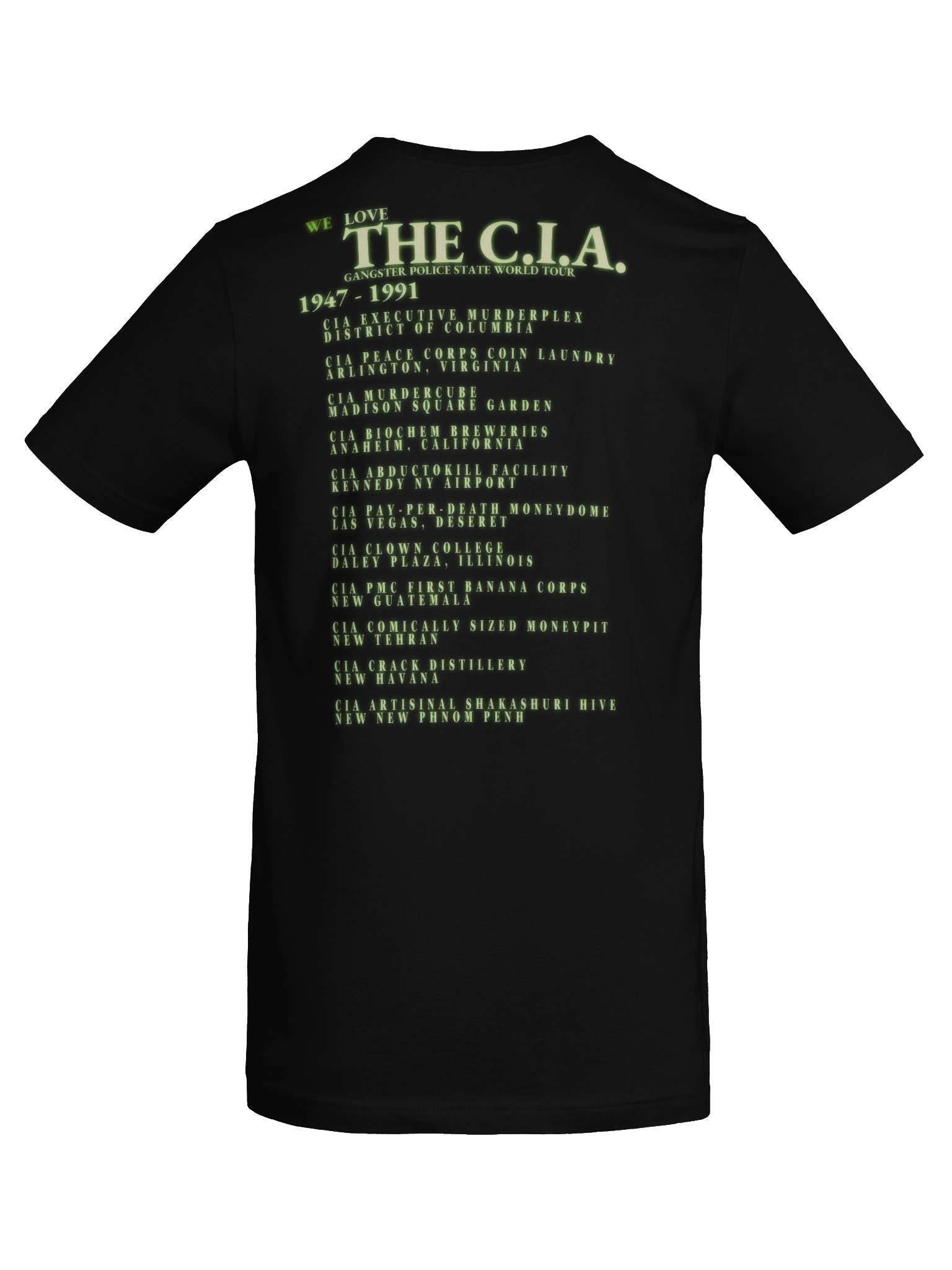 The CIA World Tour T-Shirt - 2nd Edition product image (8)
