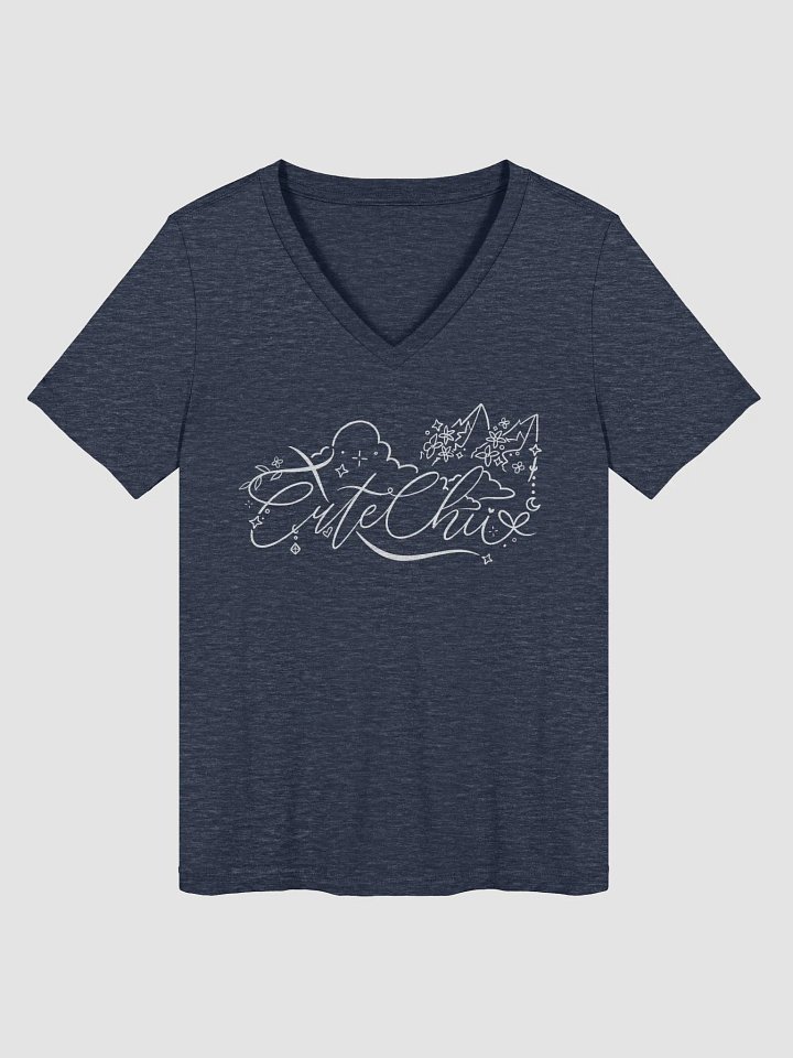 xCuteChii Basic V-Neck Women Tee product image (1)