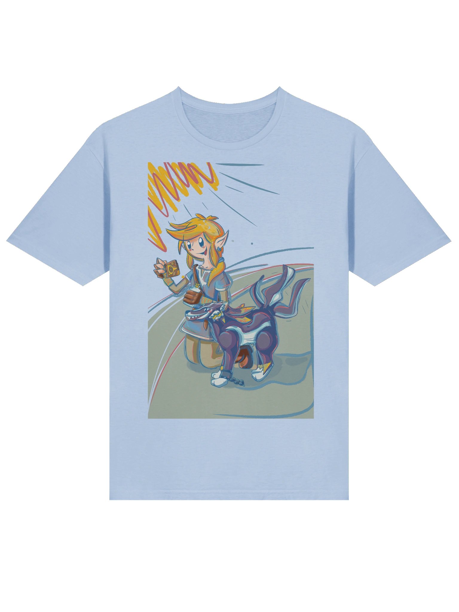Wolf Companion Scribble T-Shirt product image (3)
