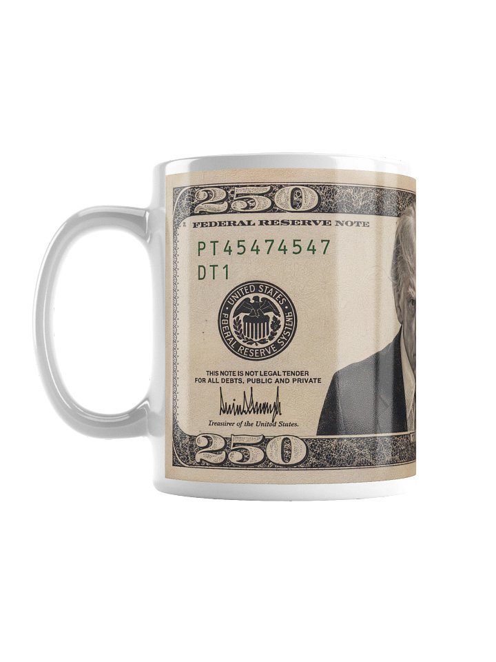 Trump $250 Note YUGE mug product image (1)