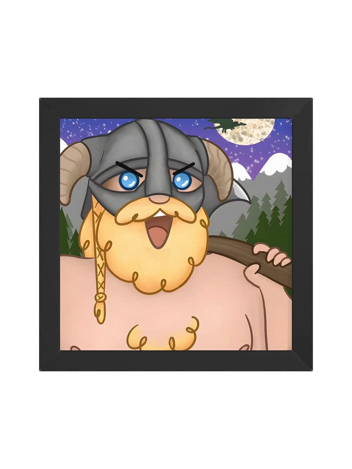 Tizzy Mascot Framed Print product image (5)