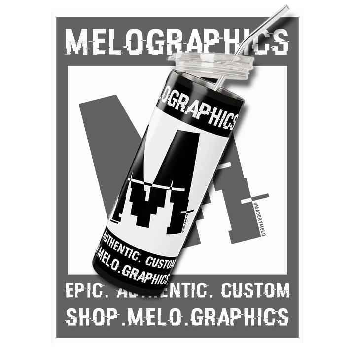Rated MELO - Steel Tumbler | #MadeByMELO product image (1)