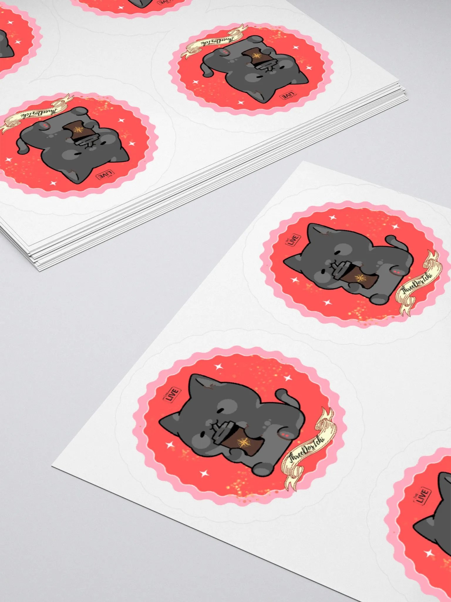 Kitty Sticker Sheet product image (4)