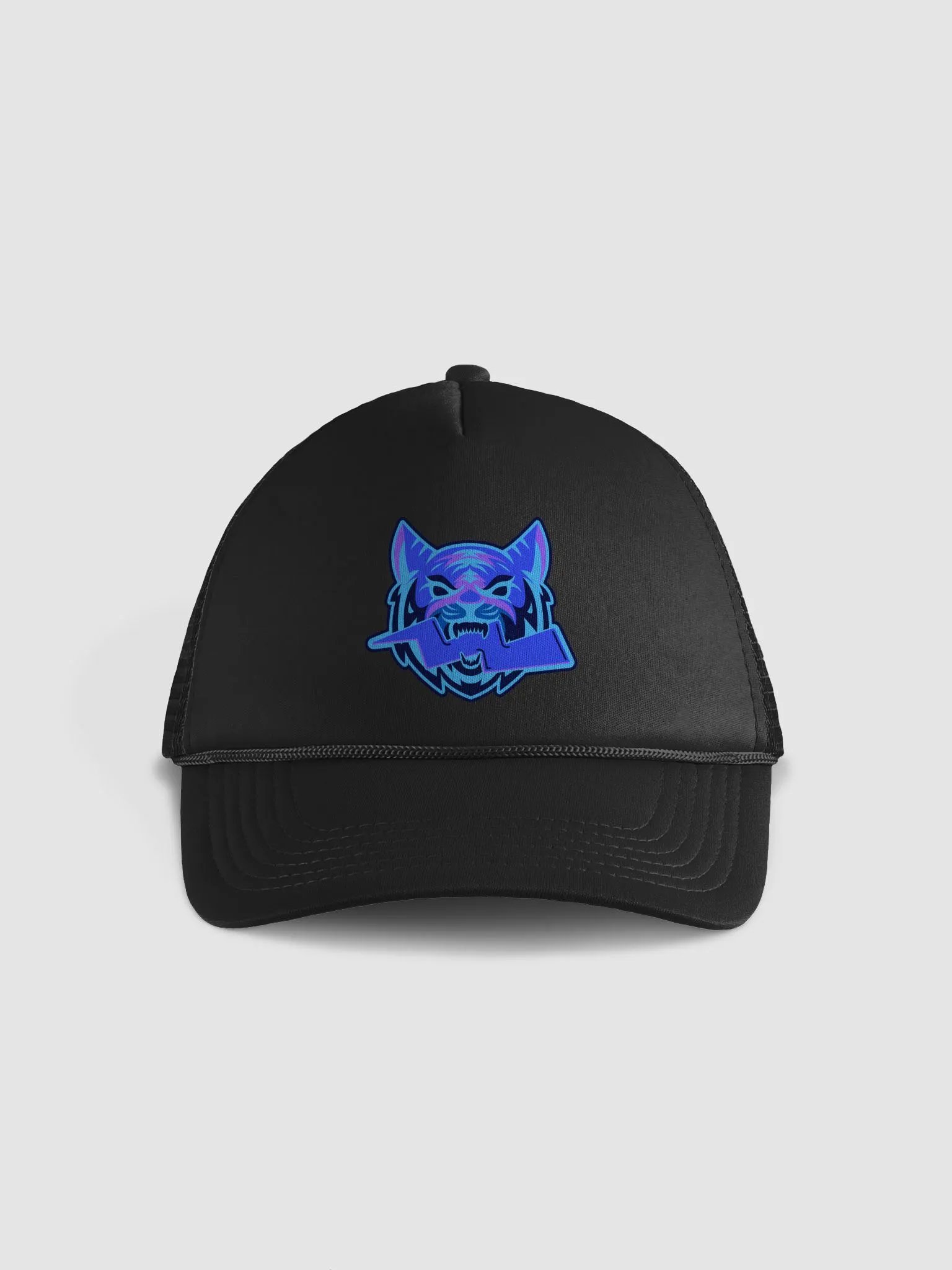 Blue Thunders Neon Emblem Trucker Hat product image (1)