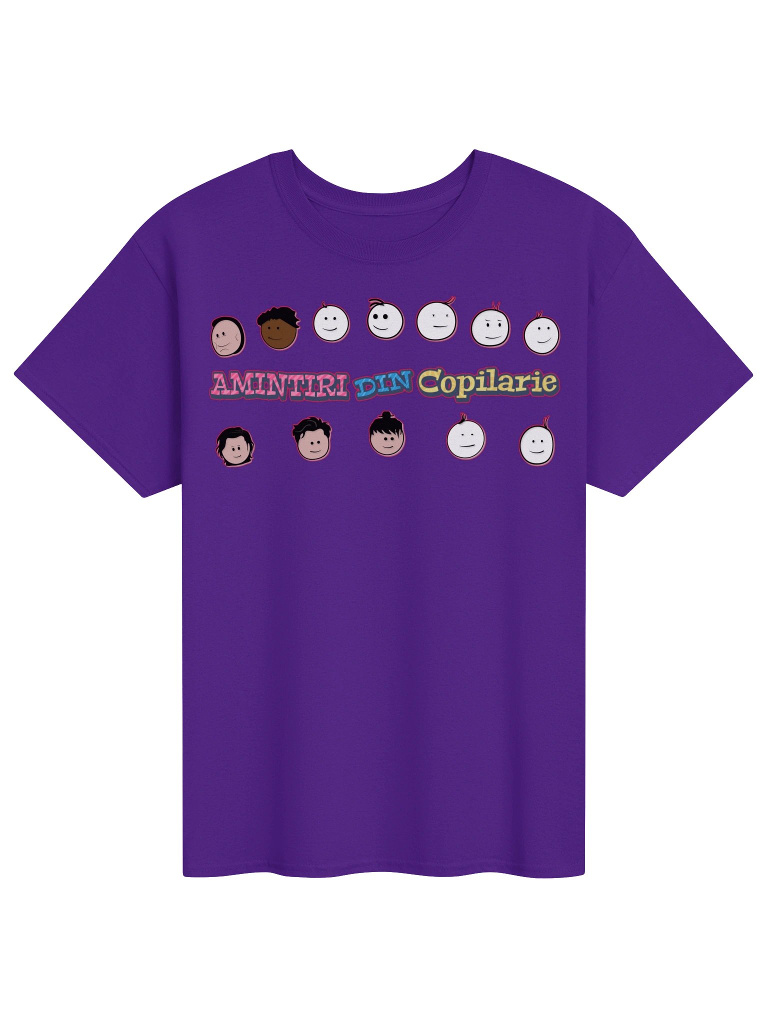 👕 Tricou Mov Damă „Amintiri Din Copilărie” – Personajele product image (1)