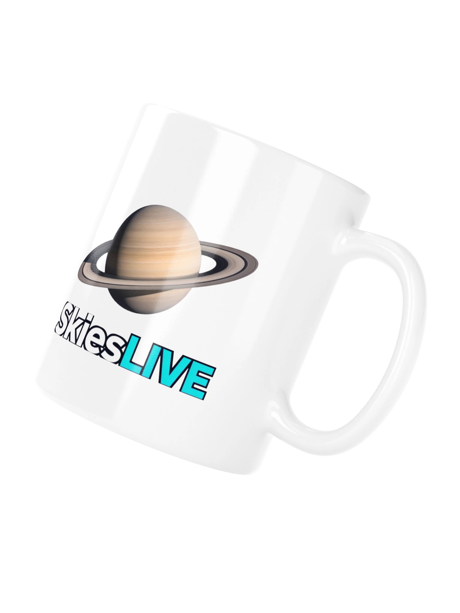 SkiesLIVE Saturn Mug (White) product image (4)