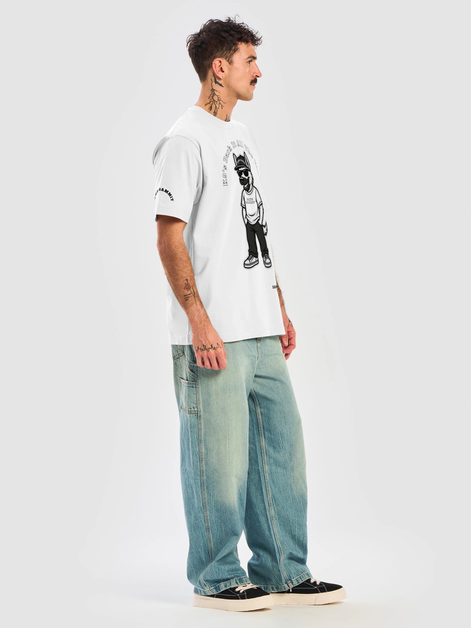 DAWG GAMMIT German Shepherd Heavy T-shirt product image (7)