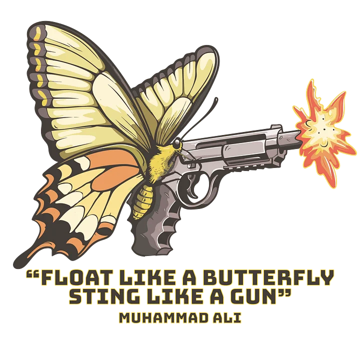 Badass Butterfly - Crewneck Sweatshirt product image (2)