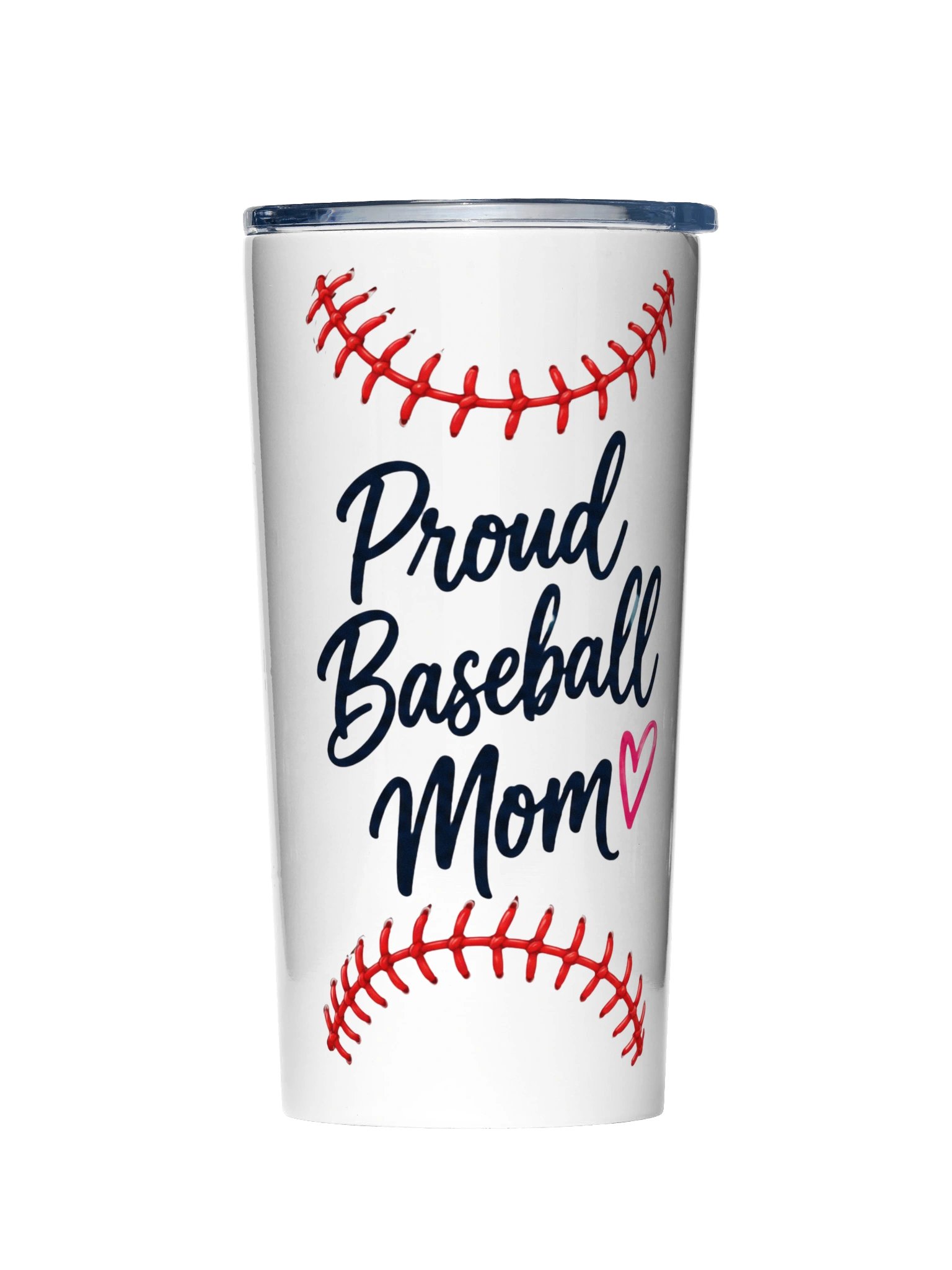 Proud Baseball Mom Tumbler | 20oz Stainless Steel Baseball Mom Cup product image (1)