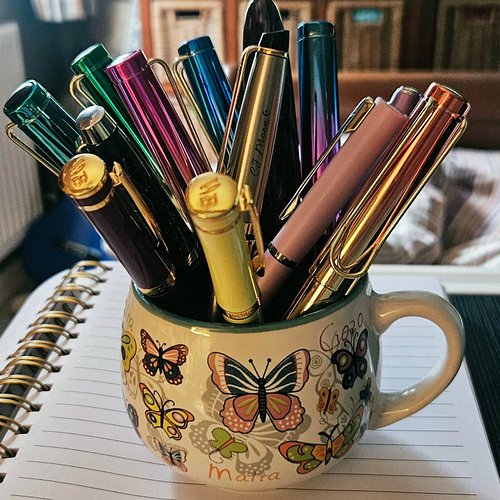 This makes me so ridiculously happy. ✒️ Working from bed this morning because of fibromyalgia, but oh the joy of all these be...