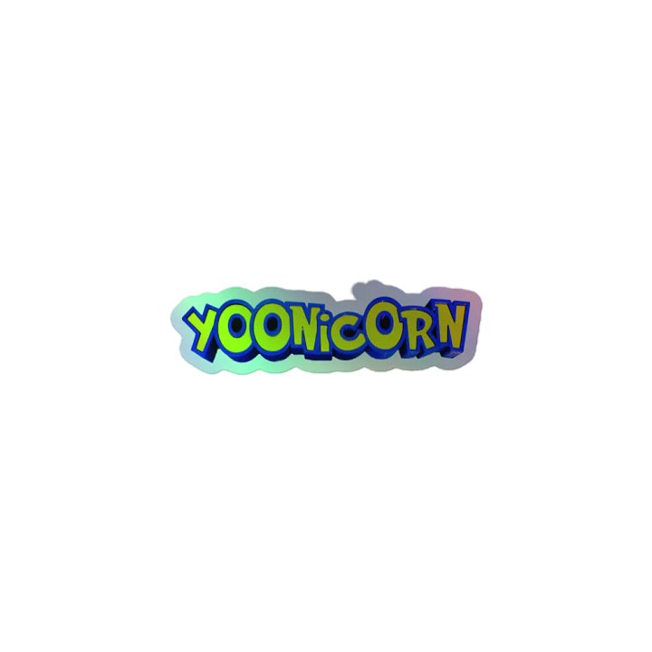 Y00NIC0RN HOLO Sticker product image (1)