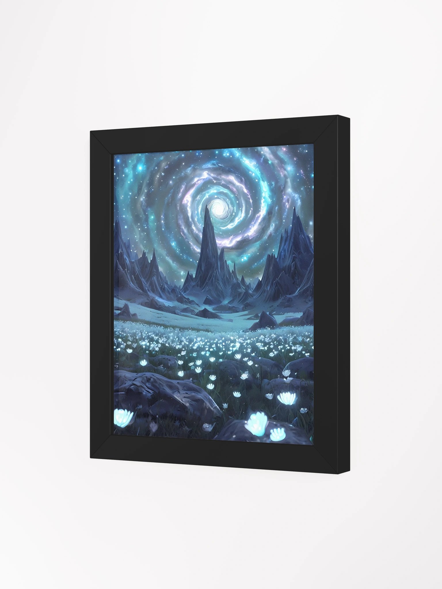 Galactic Bloom Framed Poster product image (4)