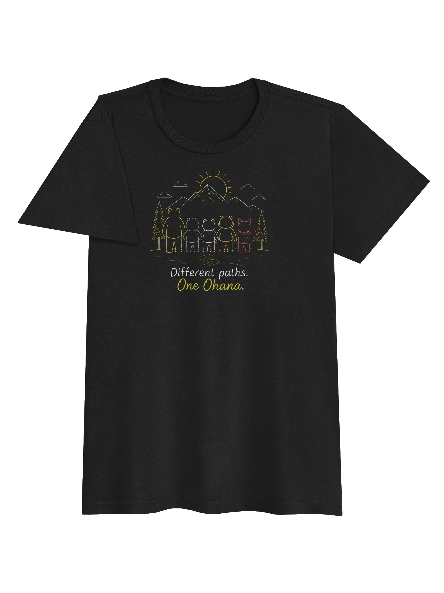 Different Paths, One Ohana (Fitted) product image (3)