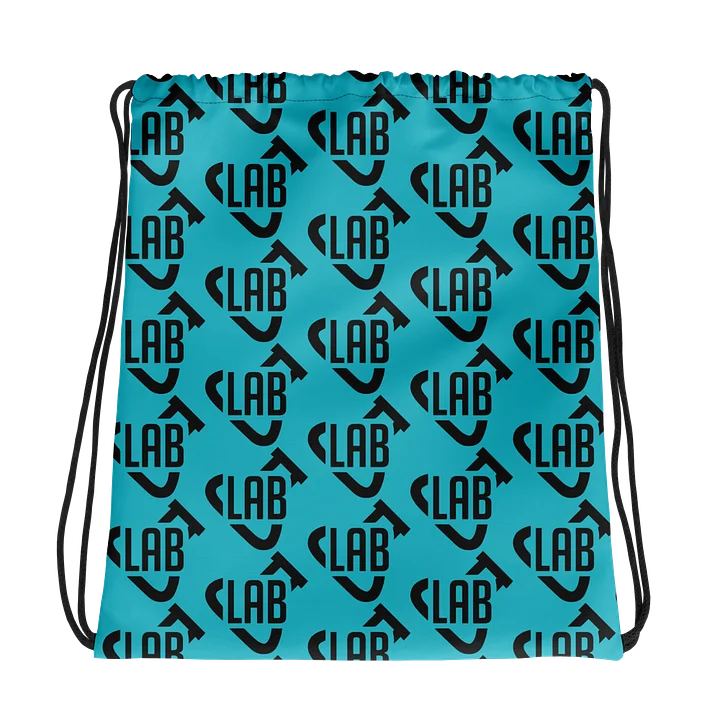 Vintage Lab Logo Pattern Drawstring Bag product image (1)