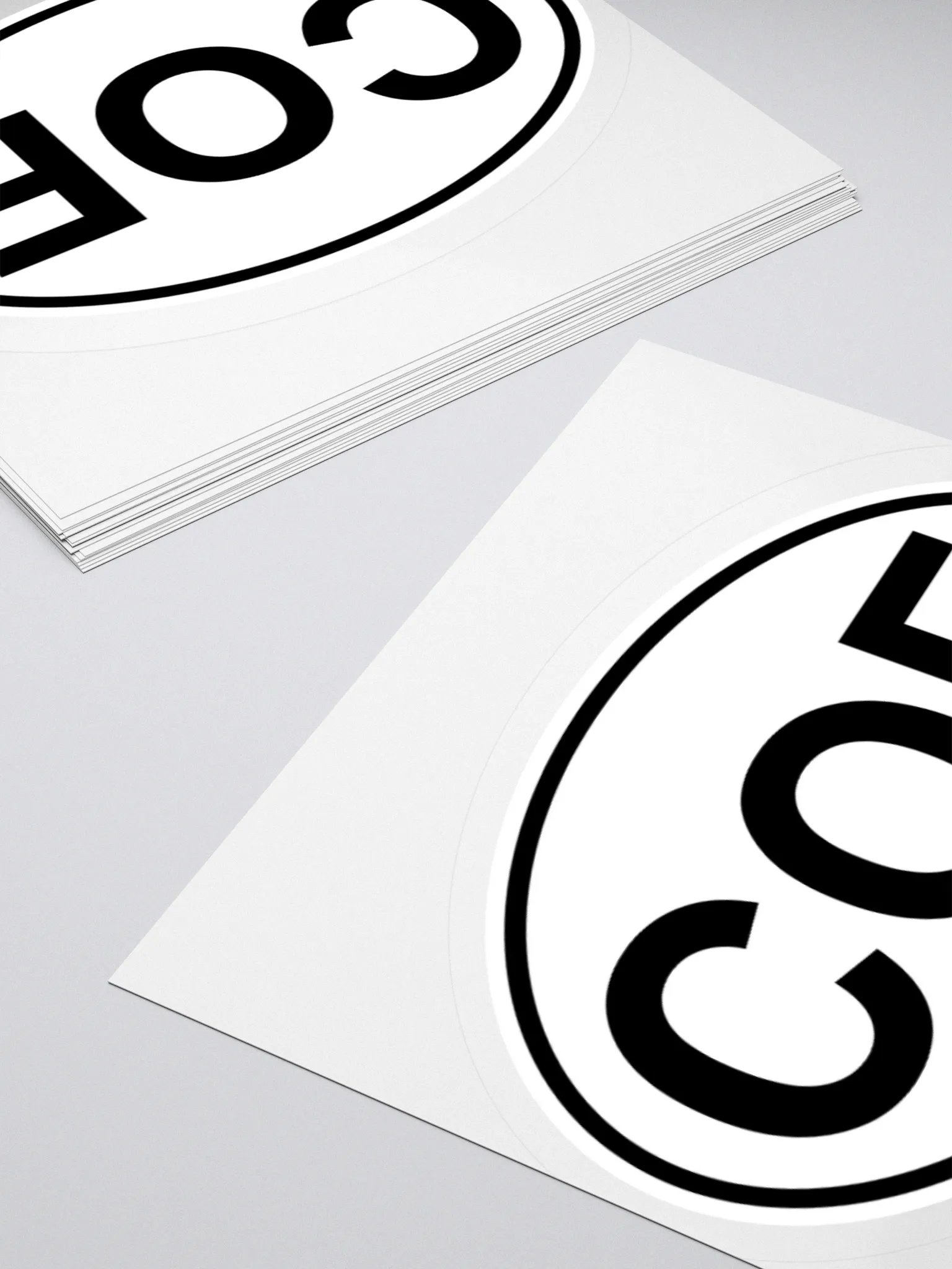 COF Oval Sticker product image (4)