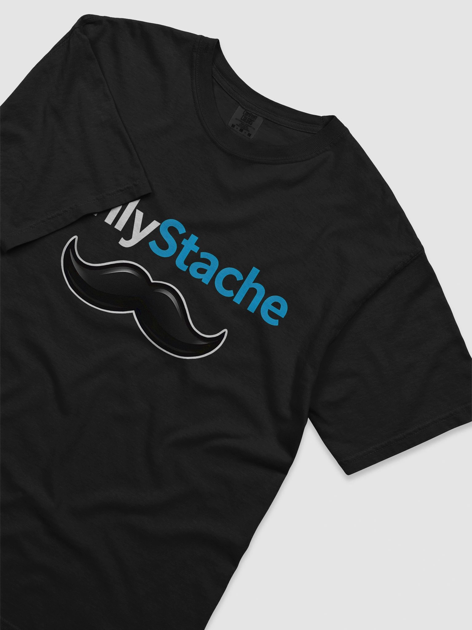 OnlyStache w/ PayasoMax on back Tee! product image (5)