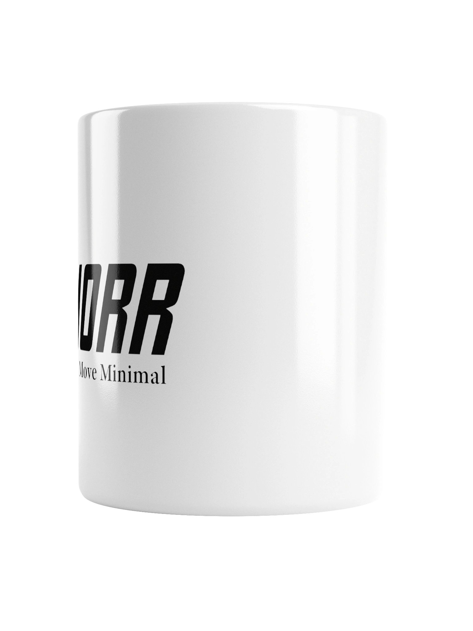 Minimal Blackout Glossy Mug product image (5)