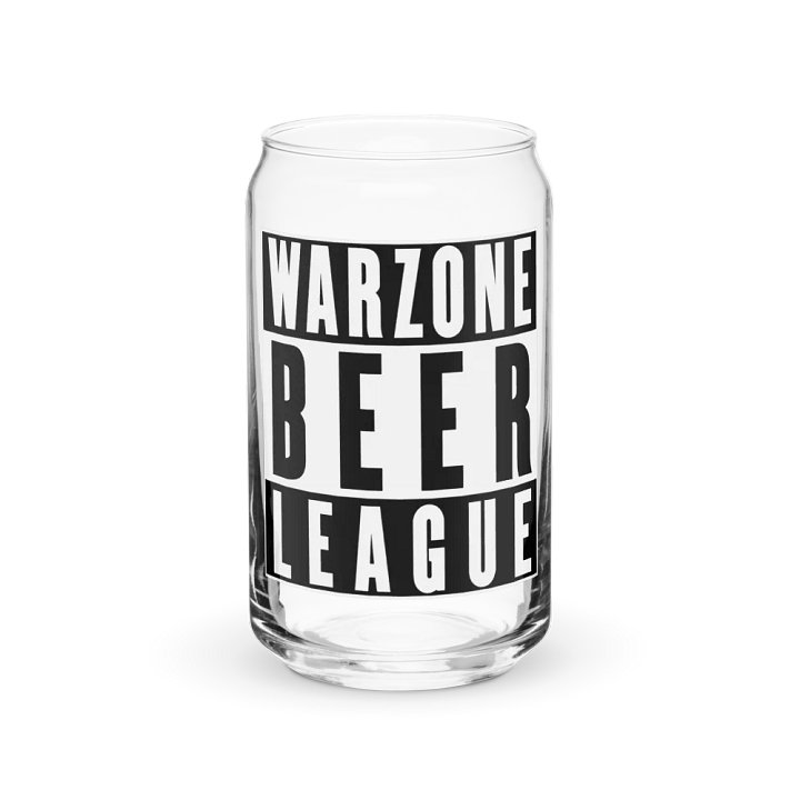 Warzone Beer League (Straight Outta) - Beer Can Glass product image (1)