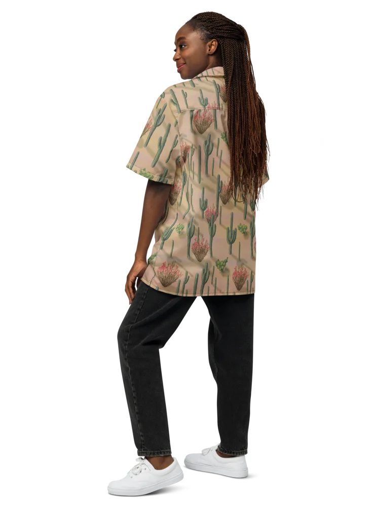 Saguaro Cactus Oversized Button-Down Shirt product image (5)