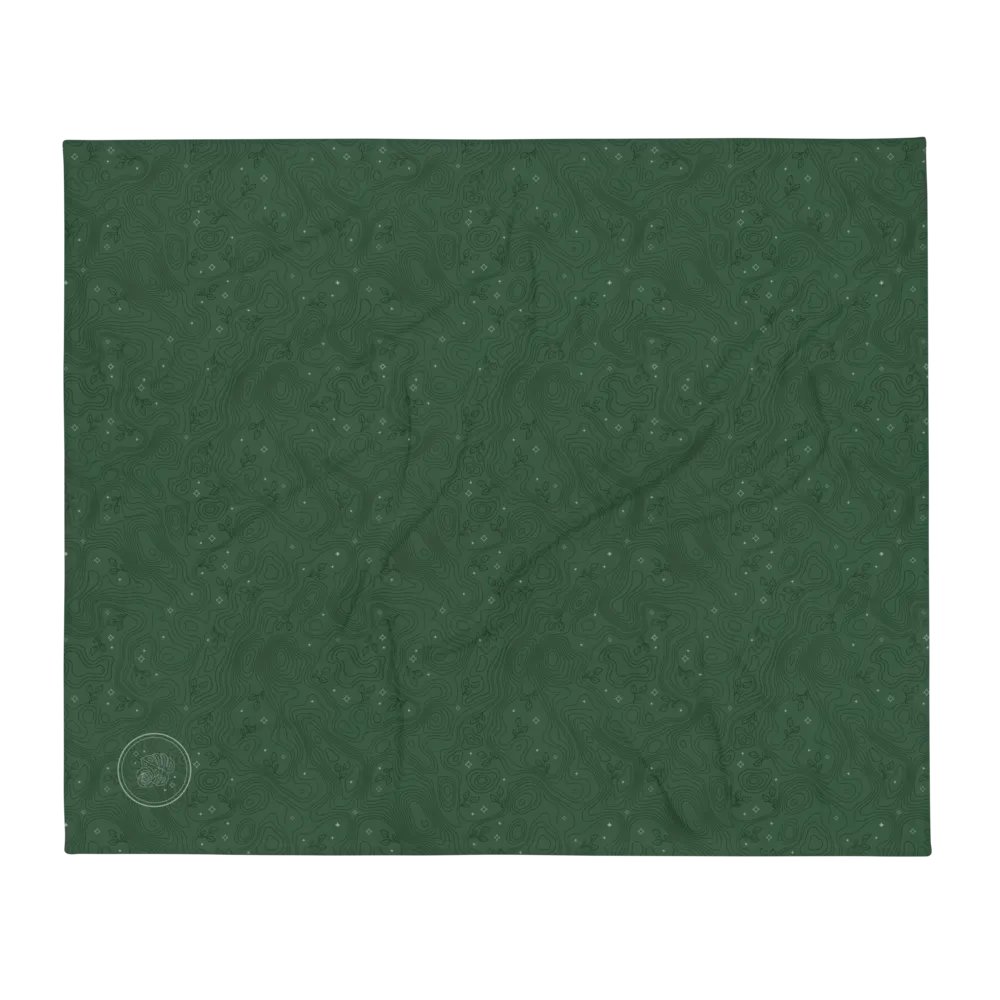 Thorne Topography Fleece Blanket (Light Green) product image (1)