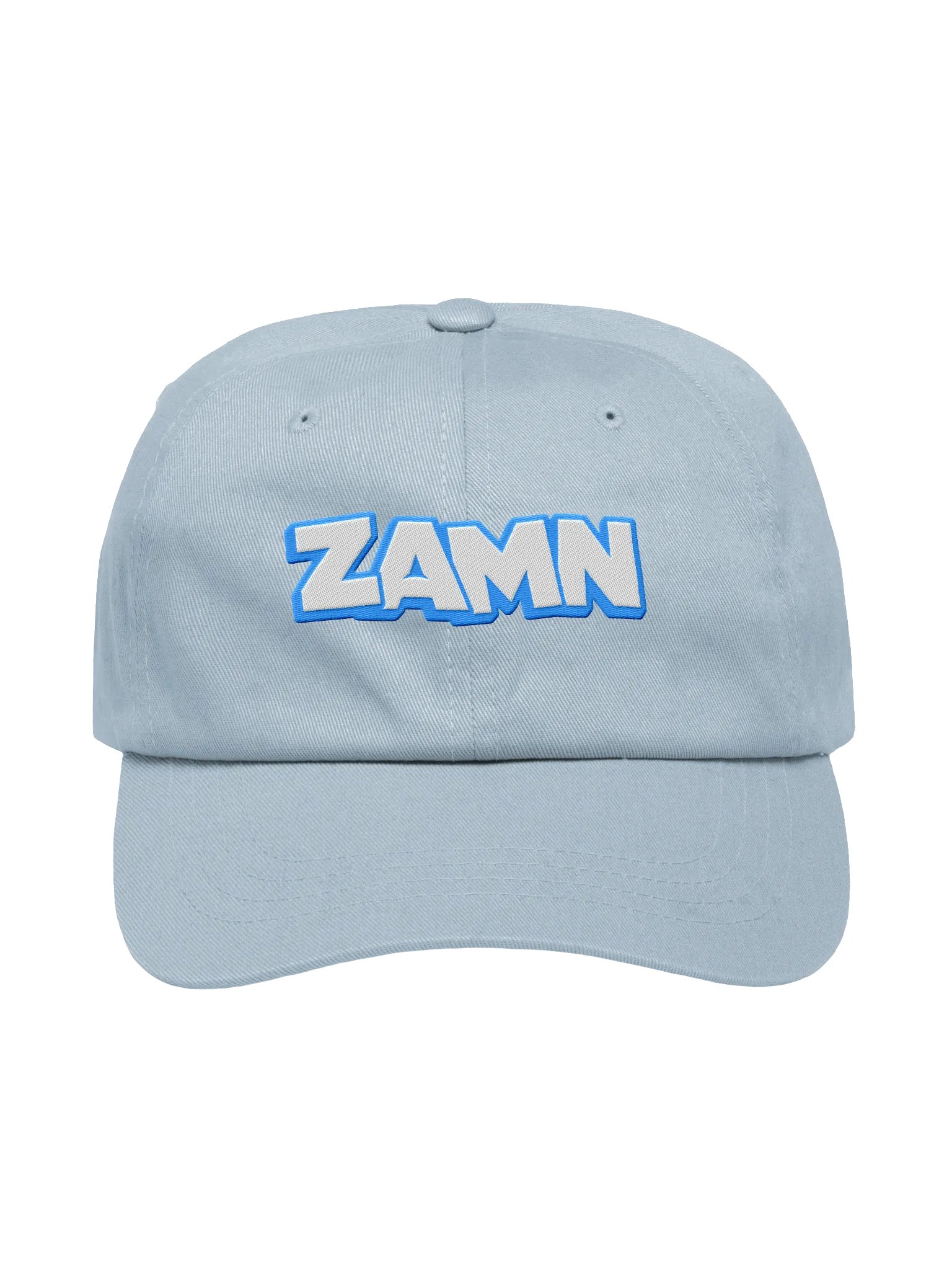 ZAMN Invisi-Logo Dad Hat: Light Blue product image (6)