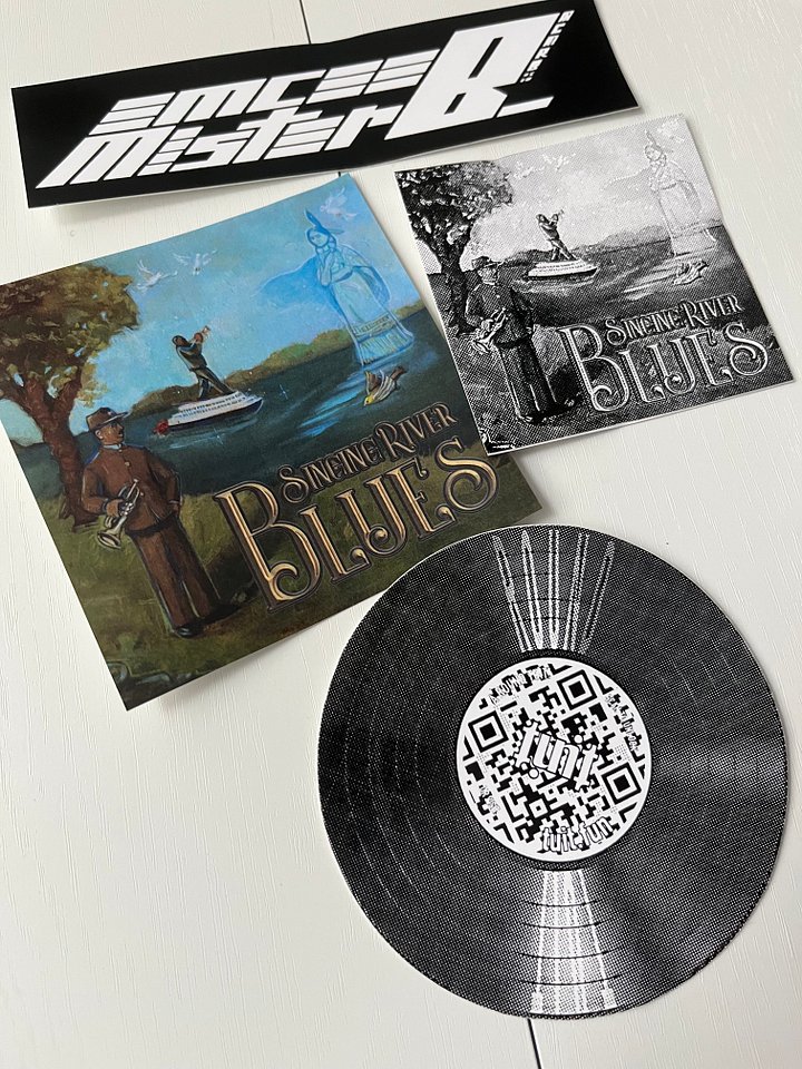 Sticker Pack — Blues & Americana Official S.R.B. Album Art + Bonus MCMrB Design product image (1)