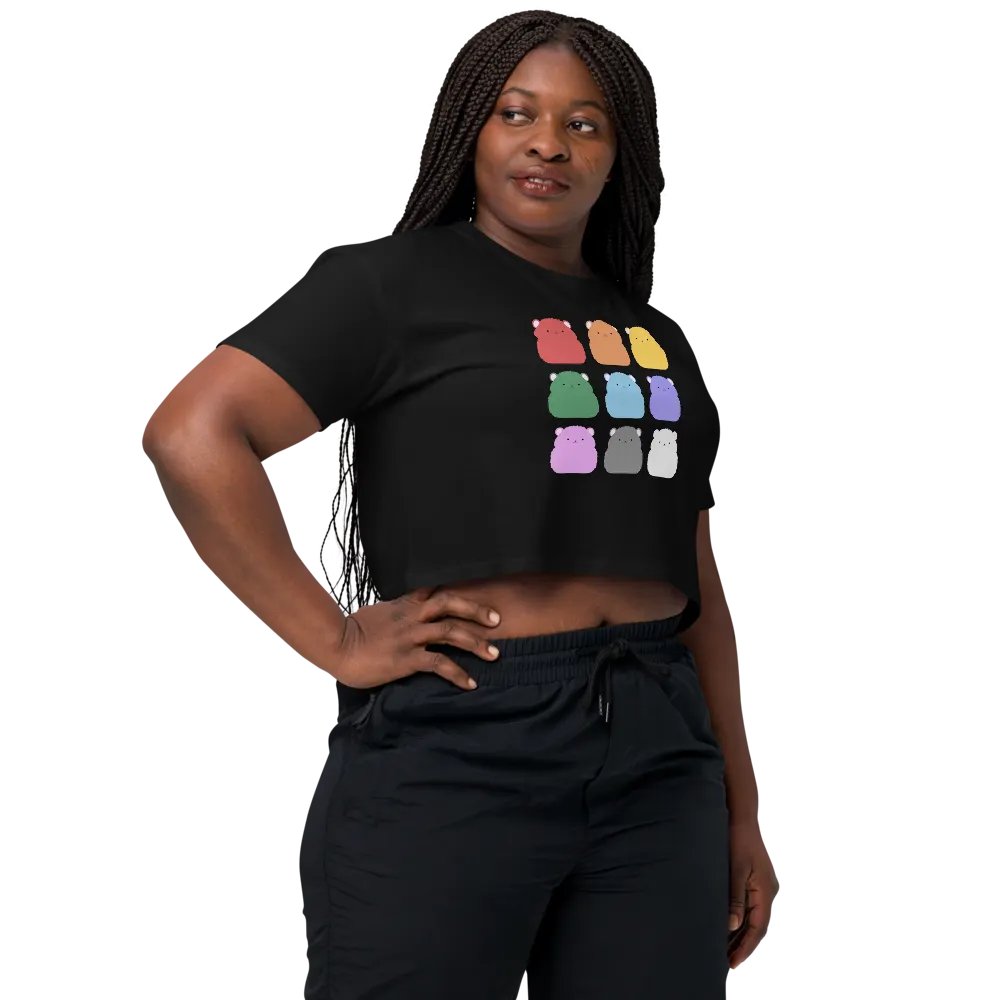Rainbow Hamster Colours - Crop Tee product image (11)