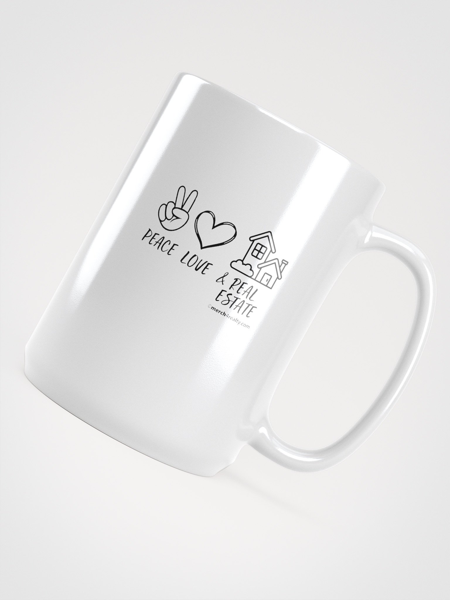 Peace, Love & Real Estate Mug product image (4)