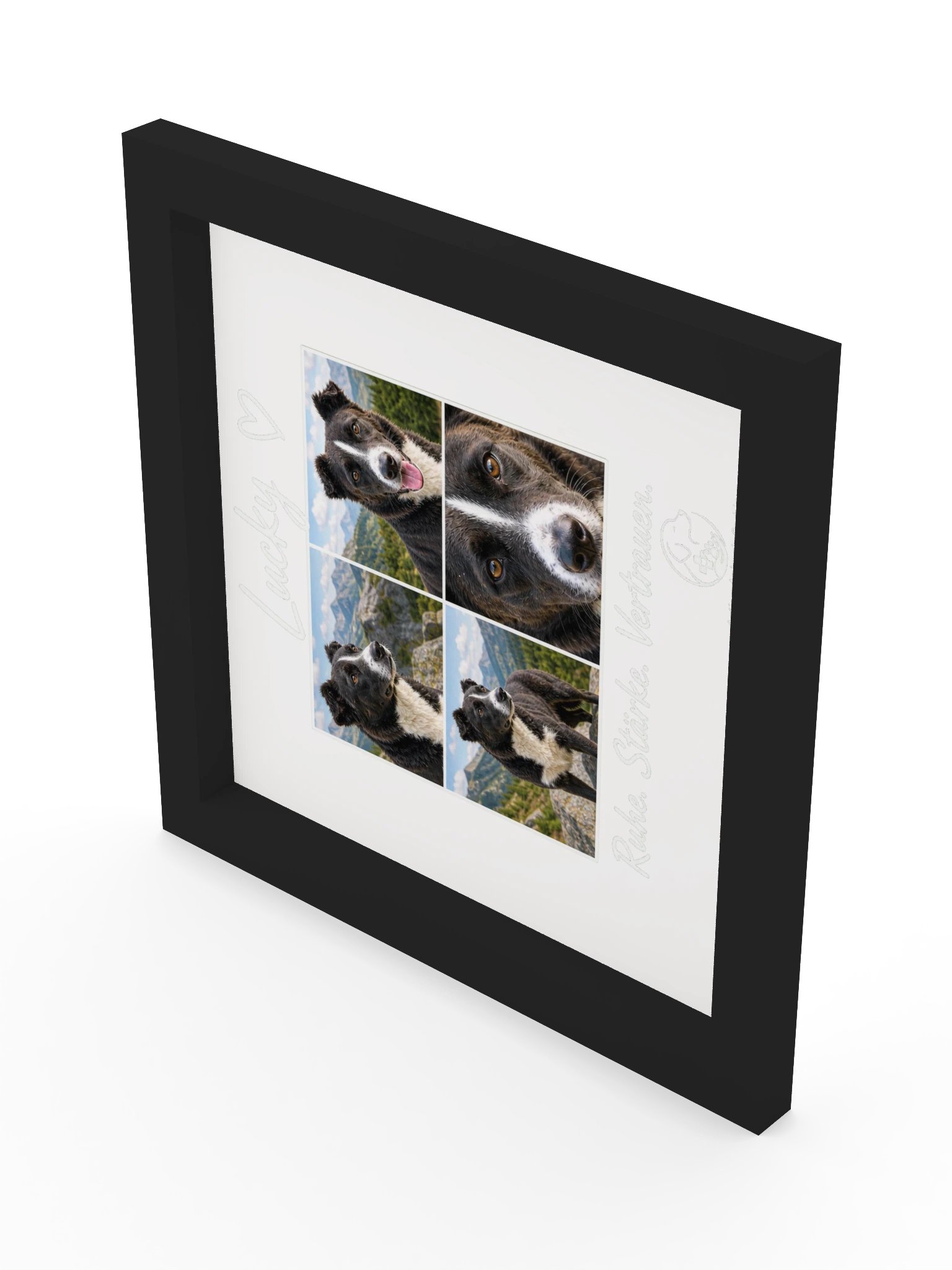 Lucky – Ruhe. Stärke. Vertrauen. Gerahmtes Poster product image (64)