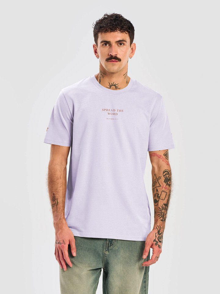 Unisex Spread the Word Embroidered T-Shirt | John 1:1 Co. product image (1)