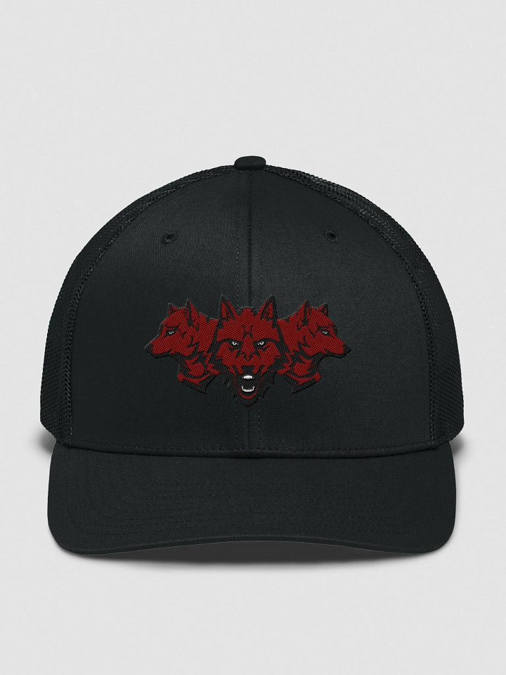 Cerberus Wolfpak Logo Trucker Hat product image (5)
