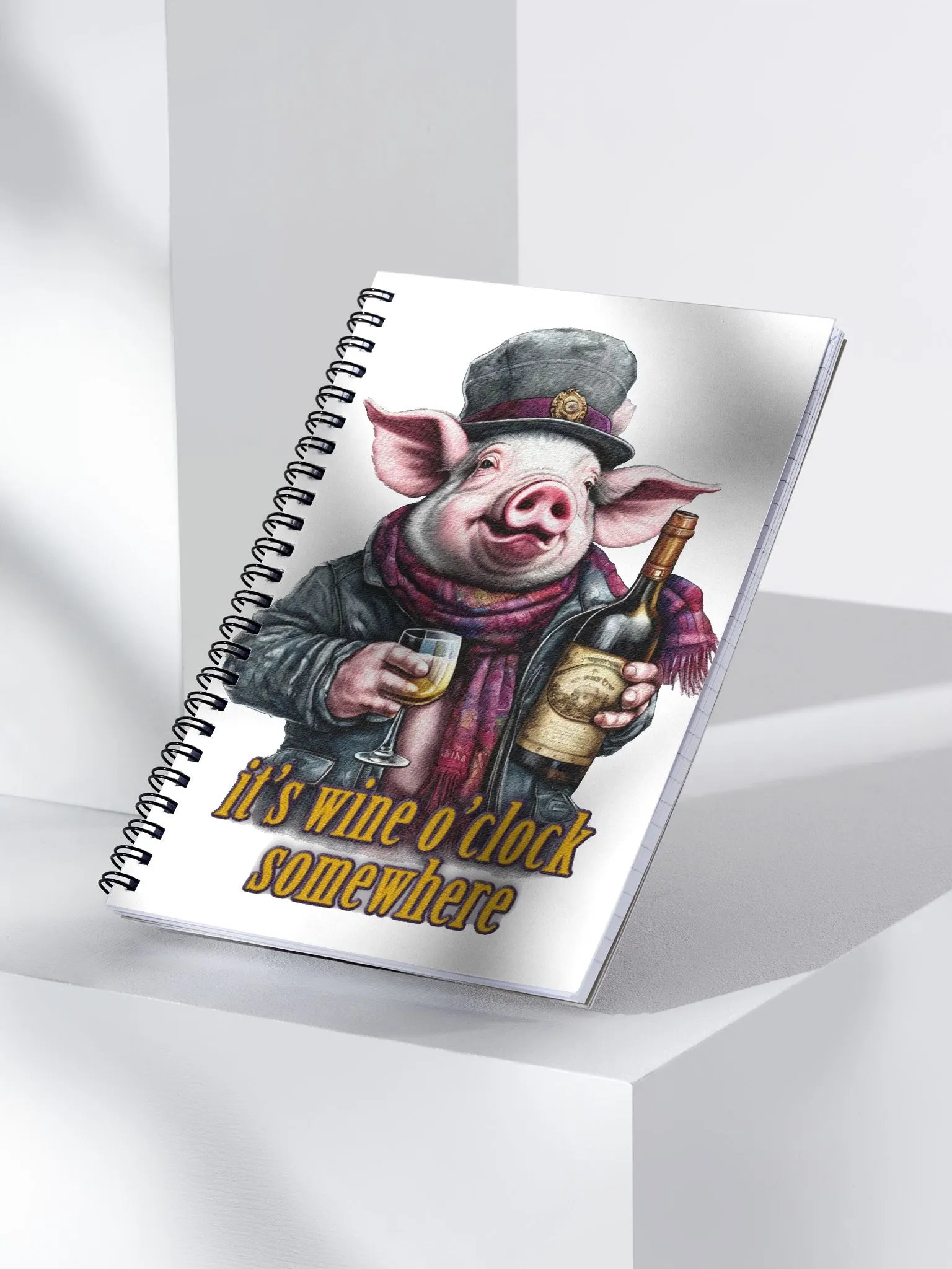 it's wine o'clock somewhere Pig product image (3)