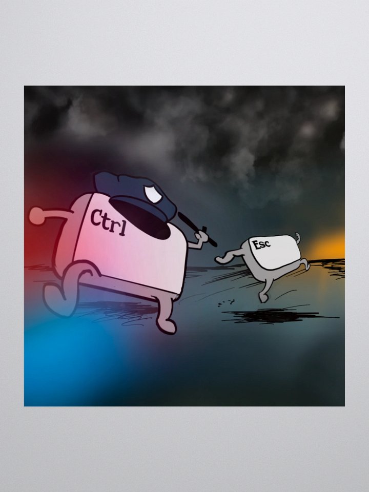 Ctrl Esc Chase Sticker product image (1)