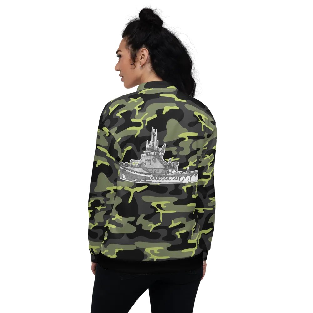 Copy of Twin Anchor Titan tug Green Camouflage Bomber Jacket product image (7)