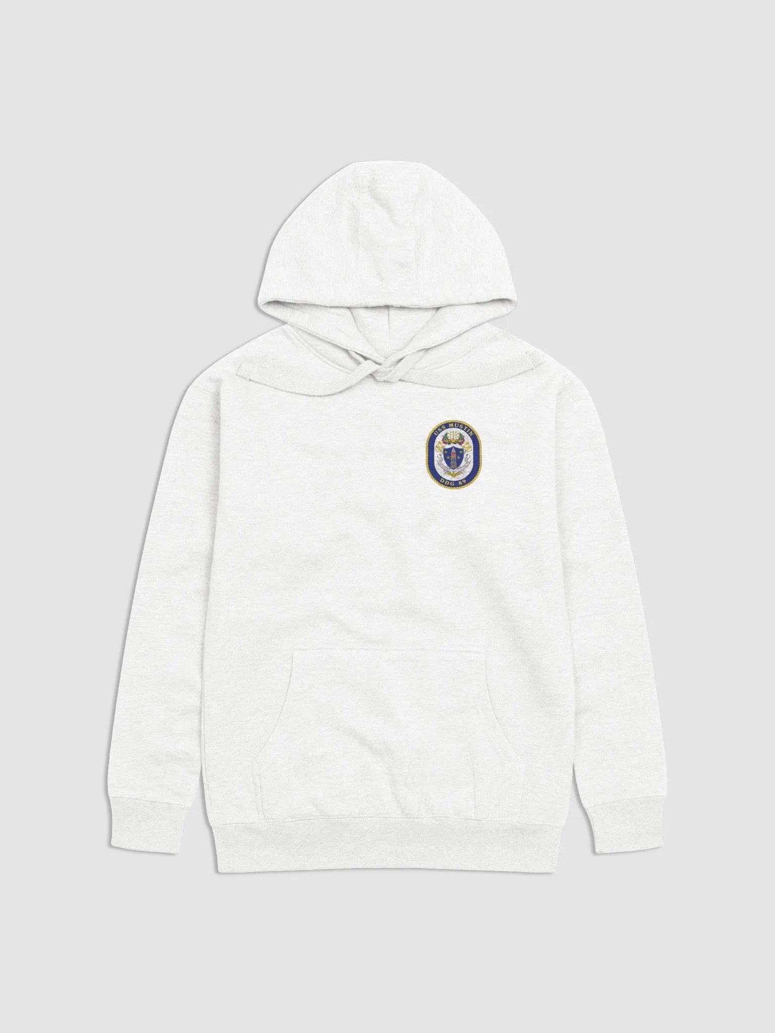 USS Mustin DDG 89: Hooded Sweatshirt product image (1)