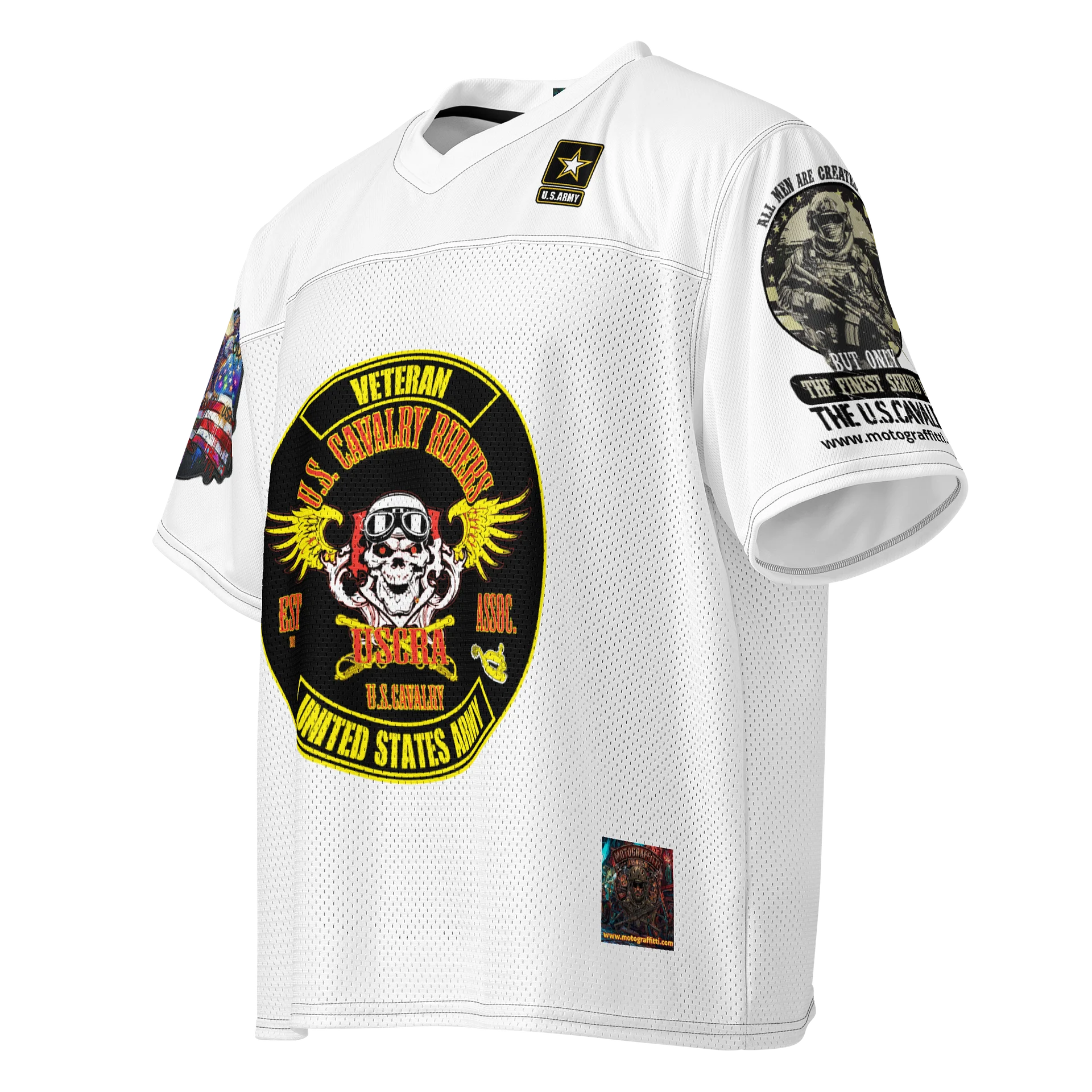 USCRA White Football Jersey product image (3)