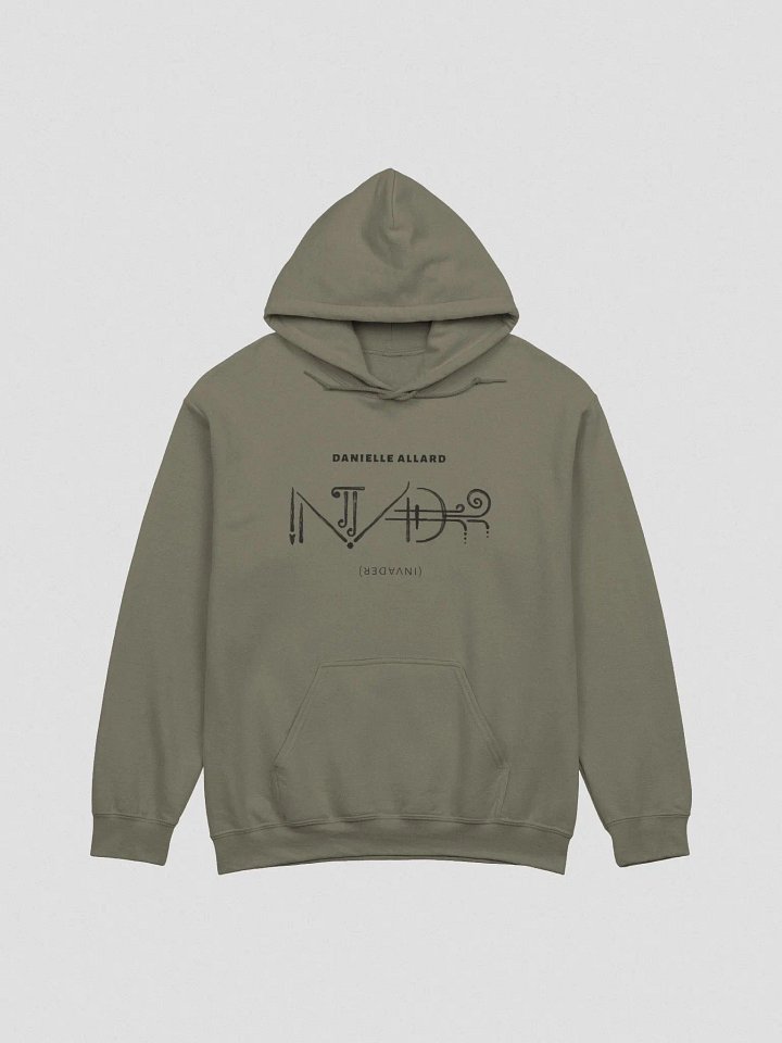 INVADER Logo Hoodie [Dark] product image (2)