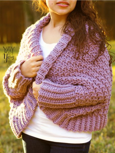 Cuddle Cardigan - Easy PDF Crochet Sweater Pattern & Video Tutorial for Beginners product image (1)