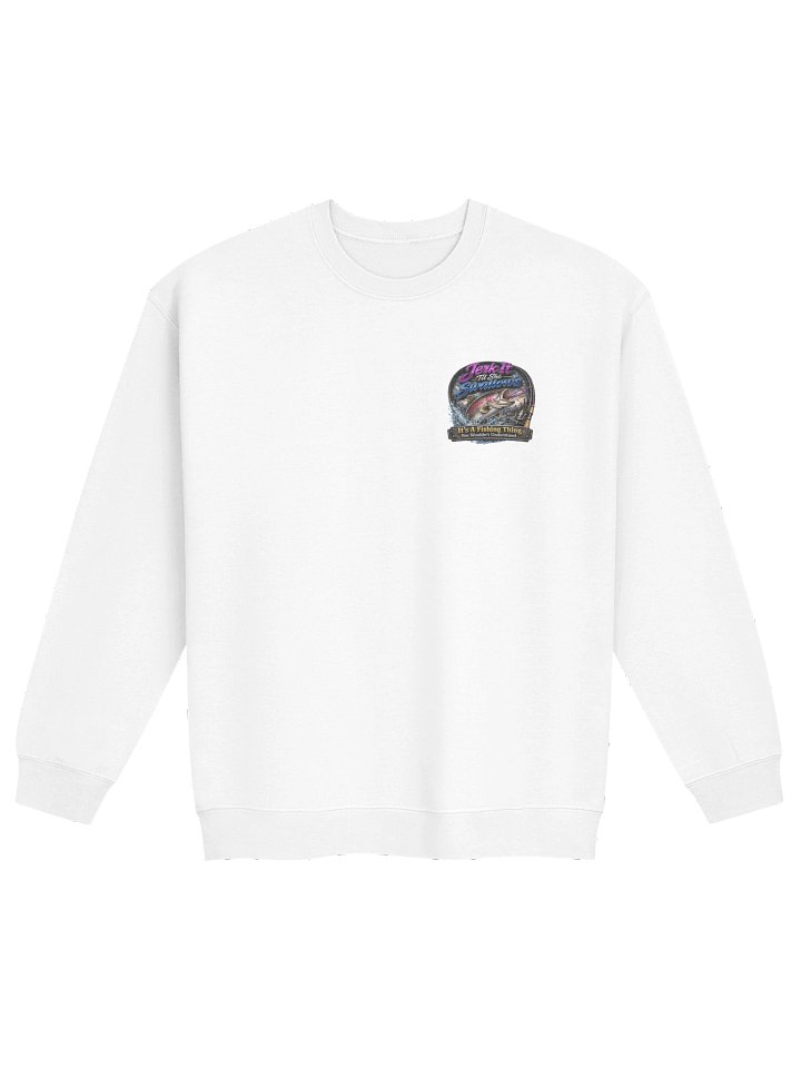 Jerk It Til She Swallows Purple Trout Sweatshirt product image (1)