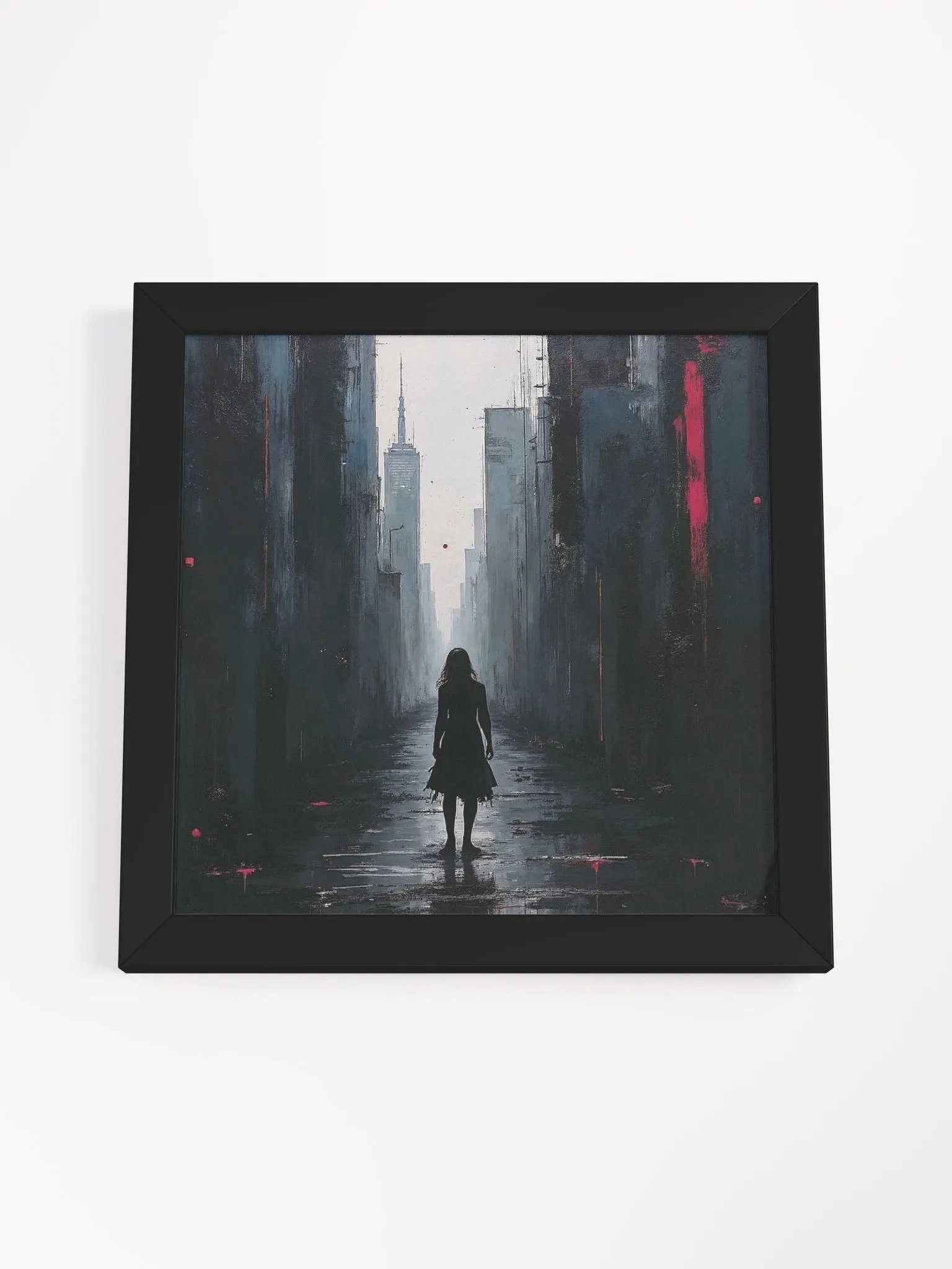 Lone Descent Framed Print product image (44)