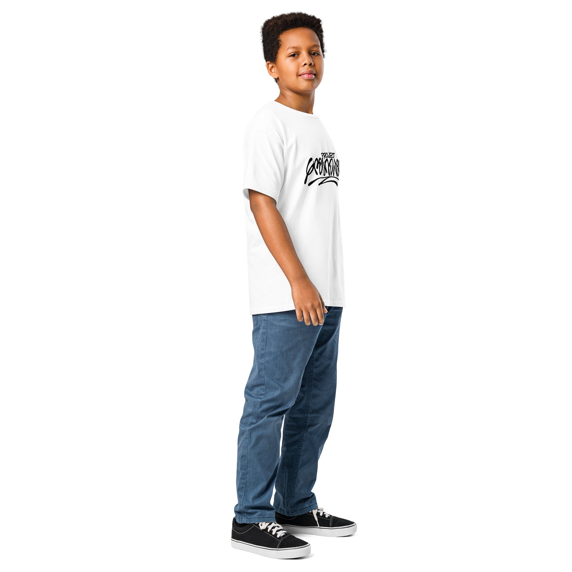 Project Groundwerk Classic Logo Youth Classic White Tee product image (4)