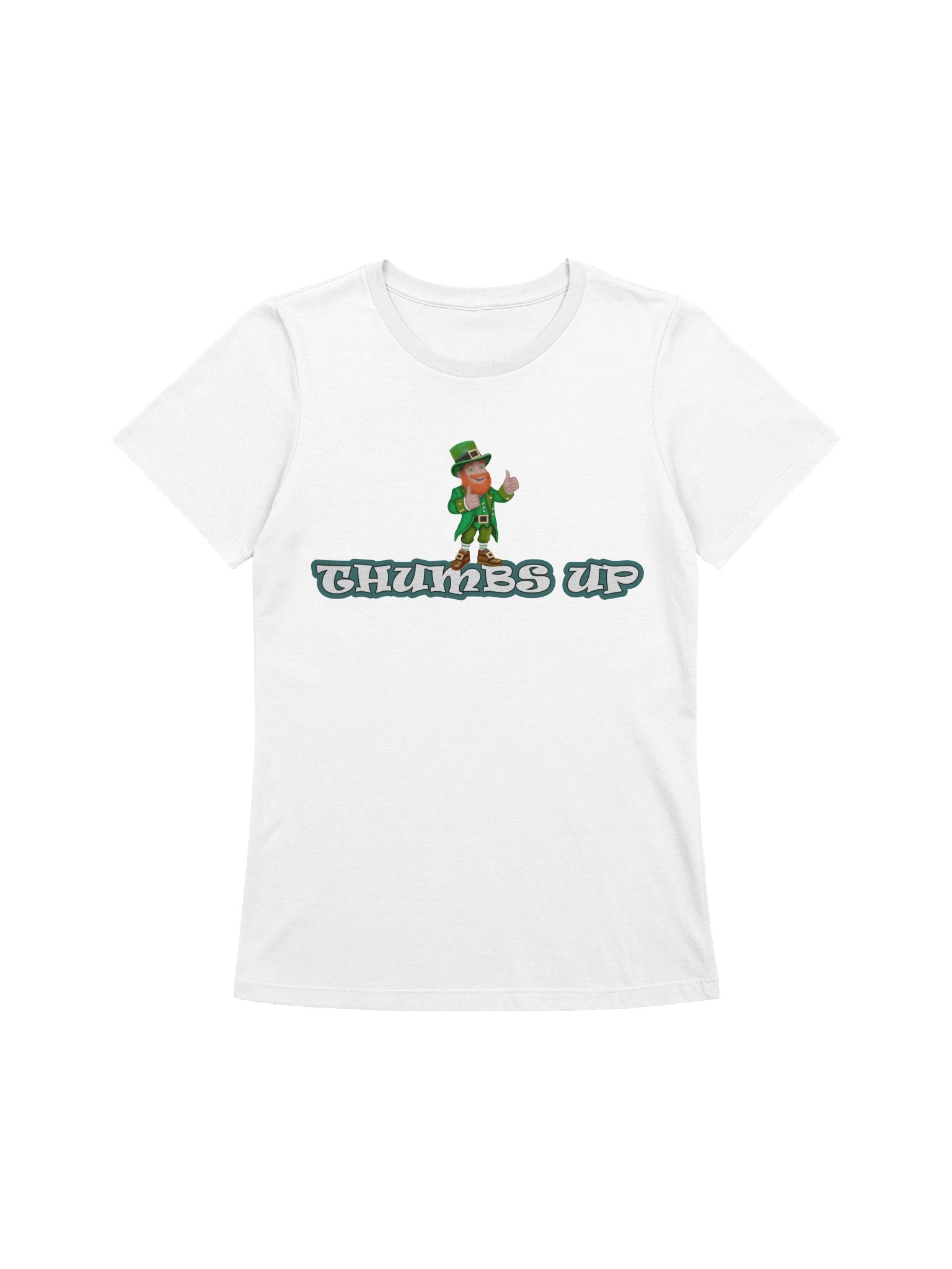 Leprechaun "THUMBS UP" T-Shirt. Women's Bella+Canvas Supersoft Relaxed-fit T-Shirt product image (1)