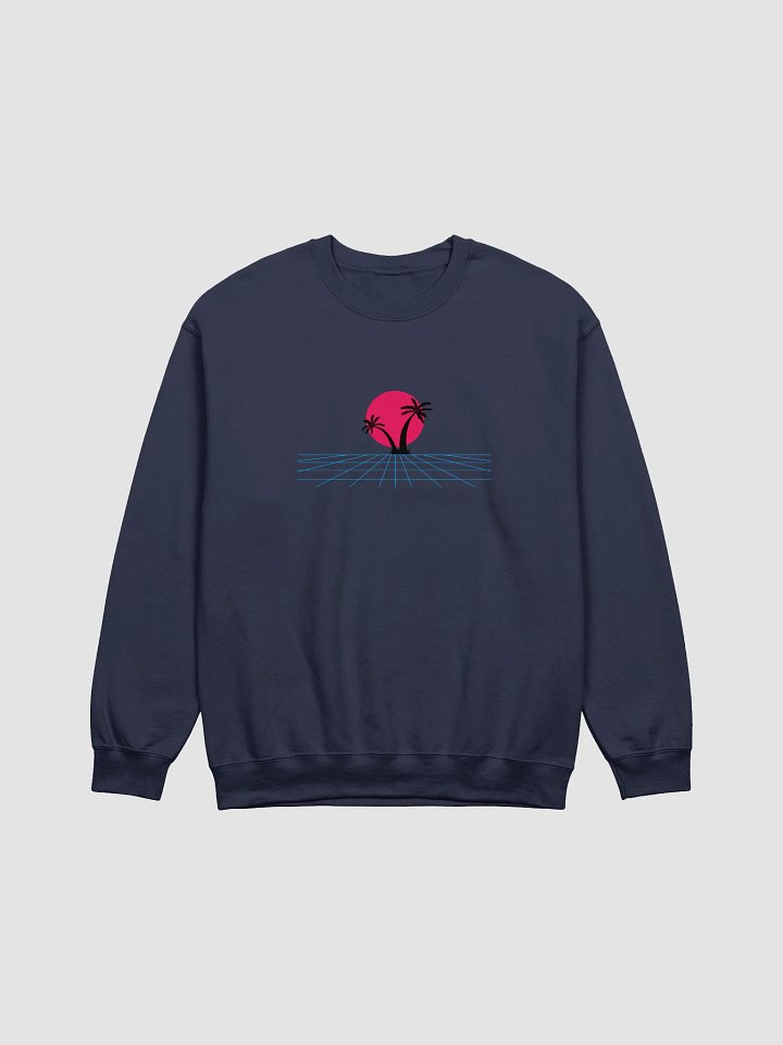 Retro Futuristic Palm Trees Crewneck product image (1)