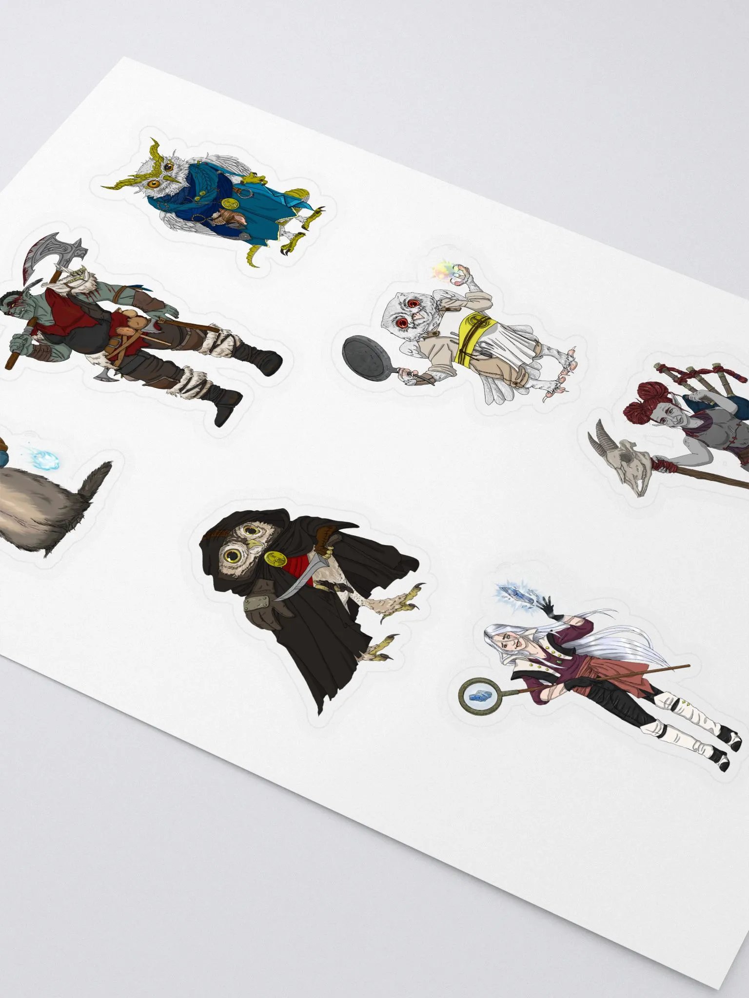 The Dirty Rollers Kerfuckles Character Art Sticker Sheet product image (2)