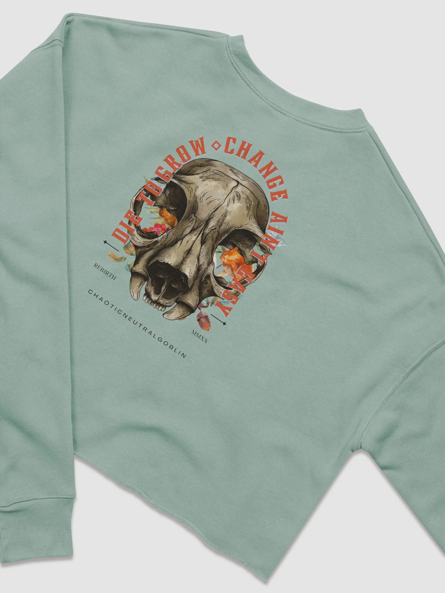 Rebirth Cropped Sweat (Blush Script) product image (14)