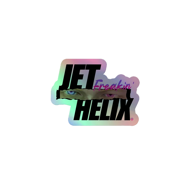 JET freakin HELIX - holo sticker product image (1)
