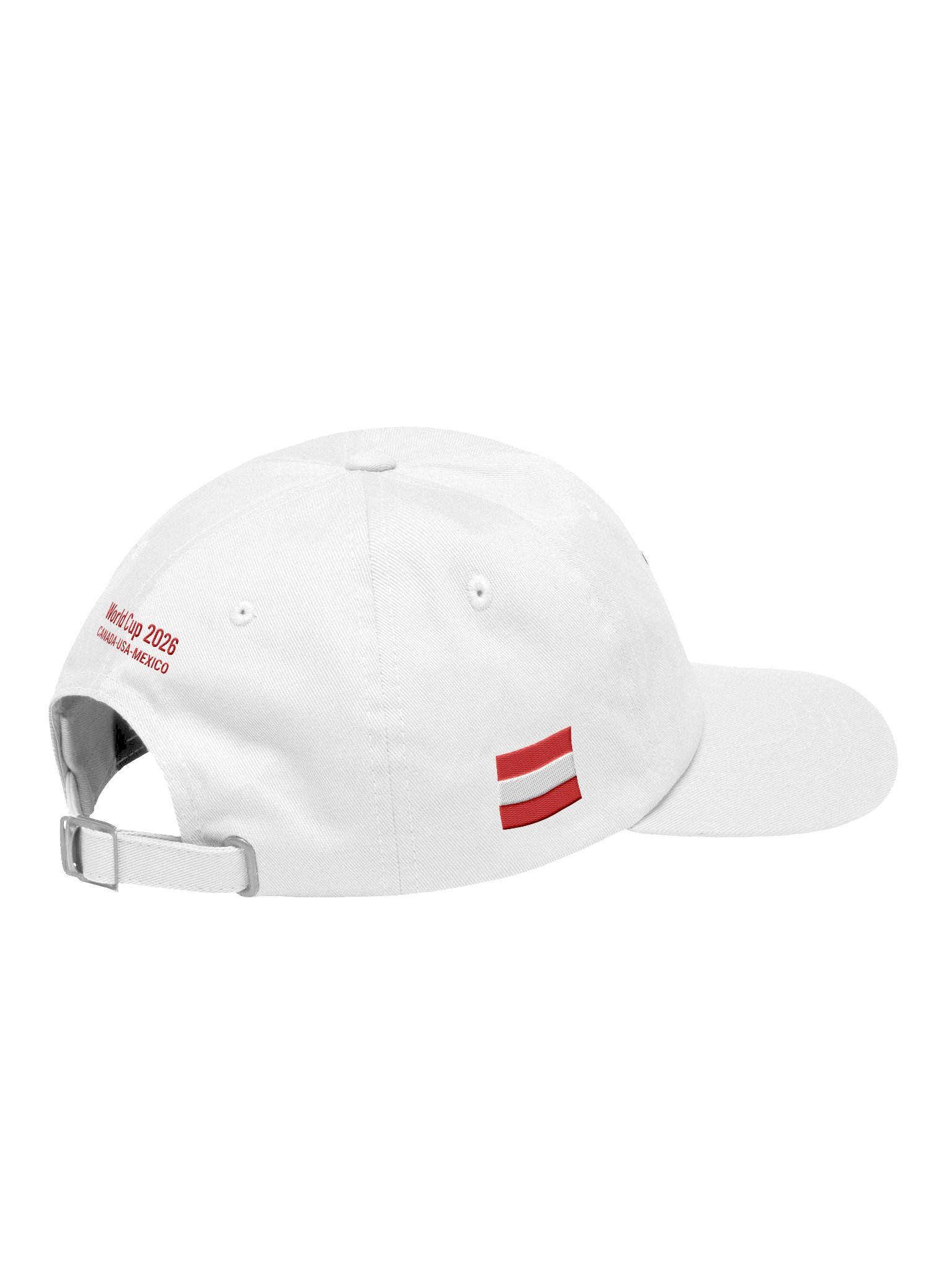 Austria 2026 World Cup Flag Dad Hat - Austria Soccer Fan Cap - Premium Embroidered Chino Cotton Twill product image (4)