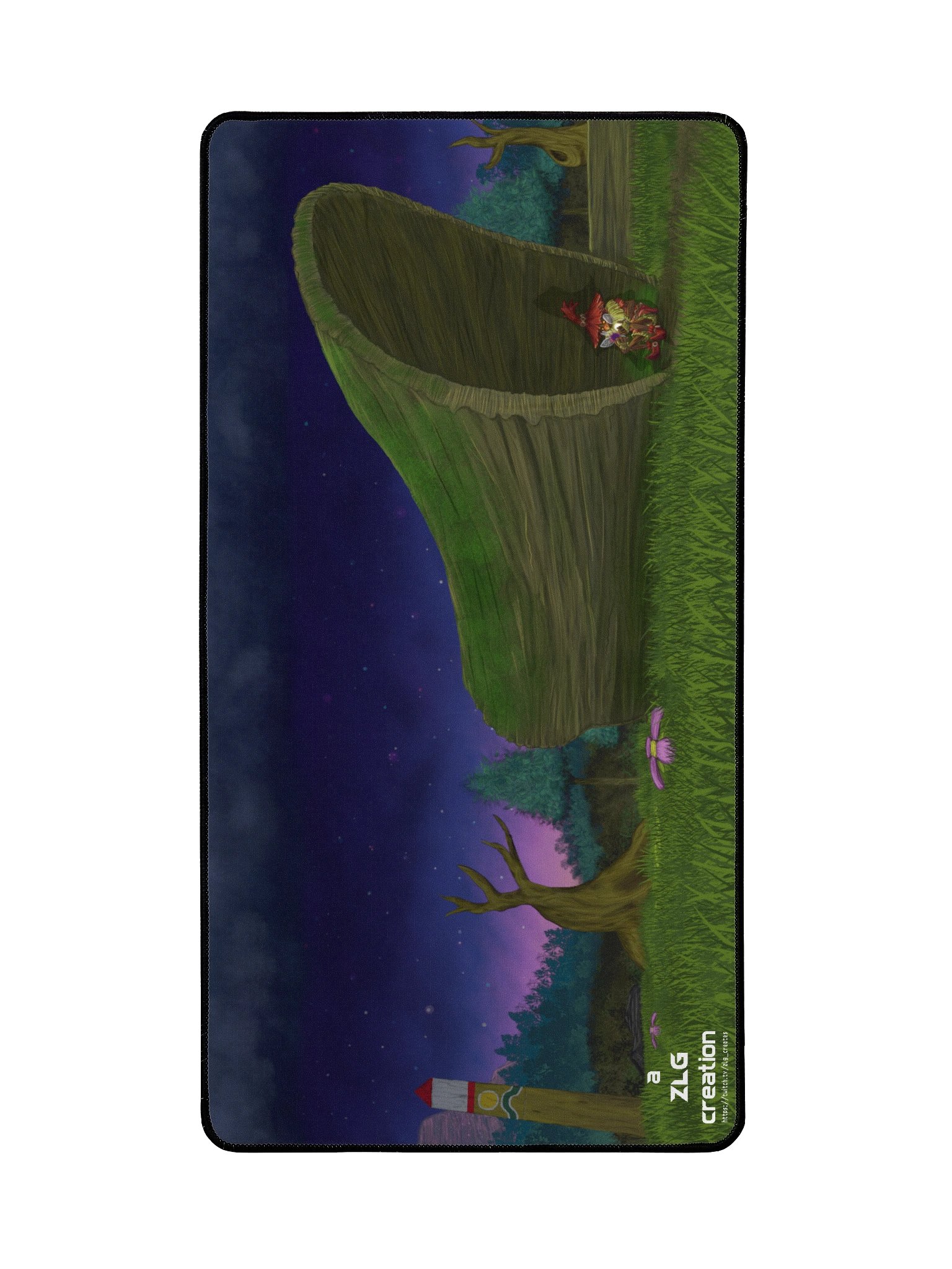 Lonely Skull Kid Desk Mat product image (2)