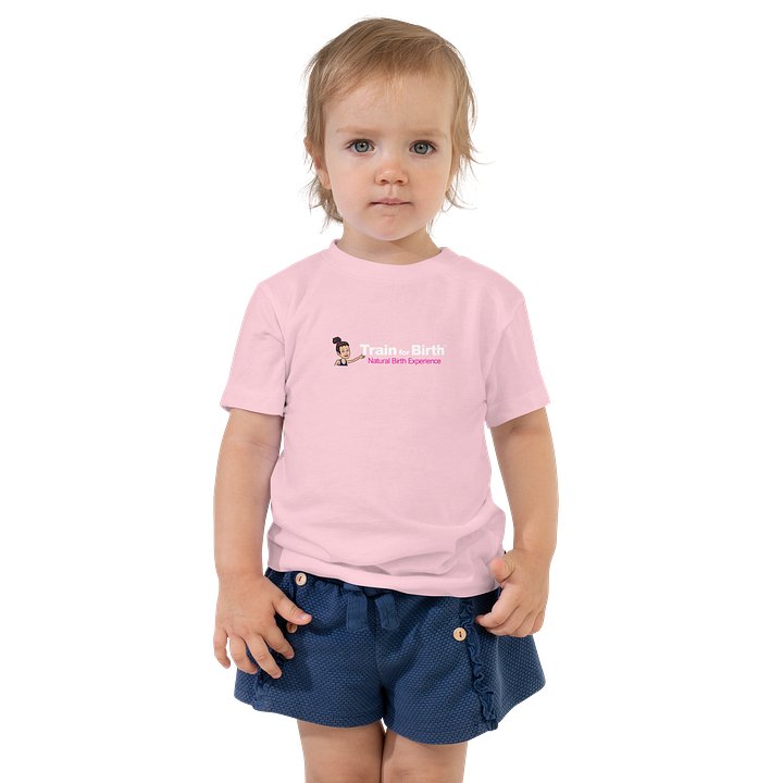 Train for Birth® Bella+Canvas Toddler Pink T-Shirt product image (1)